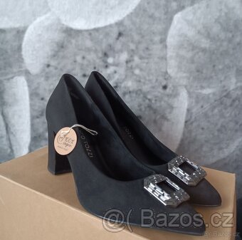 Černé lodičky Marco Tozzi vel.40 - 2