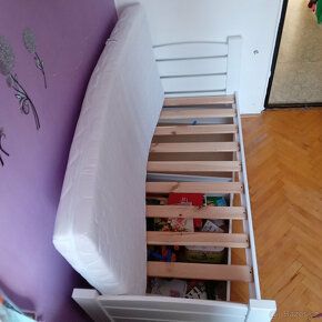 Dětská postel s úložným prostorem 80x180 cm + matrace LATEX - 2