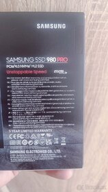NOVÝ Samsung 980 PRO 1TB NVMe M.2 SSD - 2