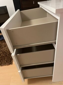 Komoda IKEA Malm bílá 80x78 cm - 2