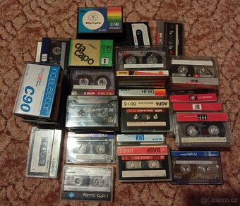 orig.,nahrané i nové MC kazety, SONY, BASF, AGFA .. - 2