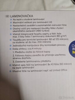 Laminatovačka A3 - 2