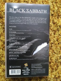 VHS Black Sabbath - The Black Sabbath Story Vol. 1 - 2