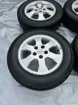 Na prodej – originální alu kola Opel 15" se zimními pneu - 2
