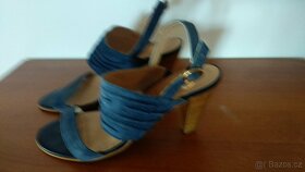 Modré páskové boty - 2