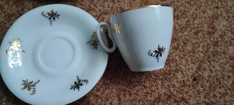 Servis kávový, čajový 6 ks porcelalánka - 2