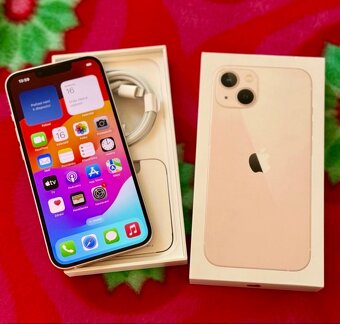 iPhone 13 Pink BATERIE 100% TOP - 2