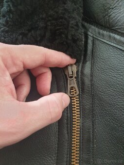 Kožena shearling ovčí letecka budna Leathermaster M - 2