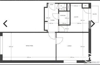 Pronájem bytu 2+1, 50 m2 - Prostějov, ev.č. 00202 - 2