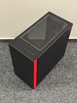 NZXT H400 Black / Red - mATX case červená - 2