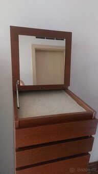 komoda Ikea Malm se zrcadlem 123xcm x 40cm x 48cm - 2