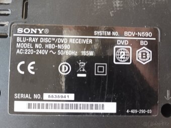 Sony Blu-ray Disc™/DVD Receiver HBD-N590 - 2