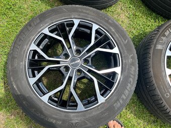 ALU kola GMP ITALIA 5x112 ET 45 pneu 225/55 R17 pěkné pneu - 2