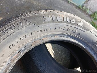 2x letni matador 165/70 R14 se vzorkem 4,5mm - 2