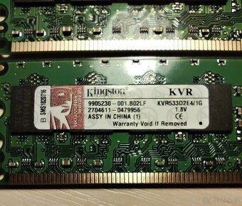 RAM DDR2 Kingston 4x 1GB - 2