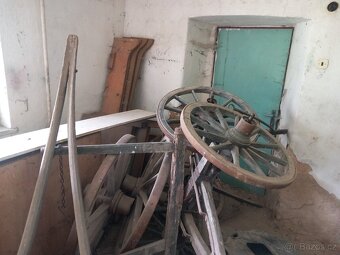 Koňský povoz-spíše kola náprava,oj viz foto - 2