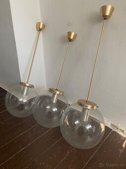 3 x Lustr - Kamenický Šenov 70.léta - 2