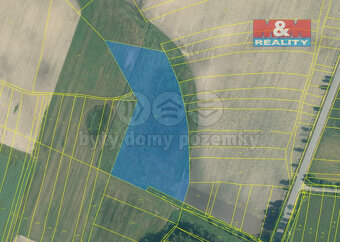 Prodej 1/6 podílu zemědělských pozemků, 52395 m², Frahelž - 2