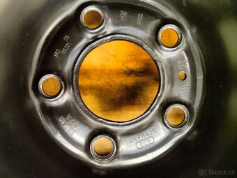 Audi A4 B8 5x112 et39 7jx16 66,6 plechové disky 4ks - 2