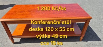 Psací, konferenční, noční, toaletní stůl a další - 2