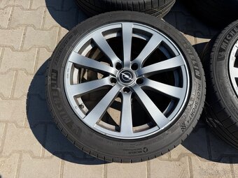 4x al kola 5x115 18 + pneu letní 235/45 R18 - 2