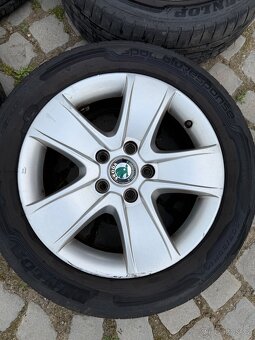 16"letní alu kola Crateris 5x112 original Octavia 2 - 2