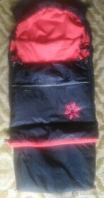 Prodám černý rostoucí teplý fleece fusak zn. Eminex - 2