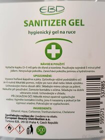 Dezinfekční gel - 500 ml, nový - 2