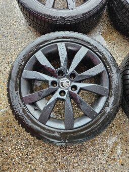 Originál ALU Škoda CRYSTAL BLACK 5x112 R17 - 2