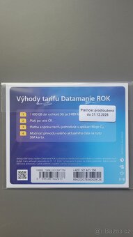 O2 Datamanie 1000GB na rok - nové - 2