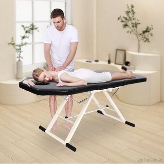 Masážní stůl, Kosmetické lůžko Skládací 180 x 60 x 60 cm - 2