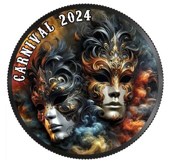 1oz Carnival Canada 2024 Black Ruthenium + hologram - 2