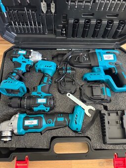 Multifunkční sada elektrického nářadí 4v1+ 2×21V baterie - 2