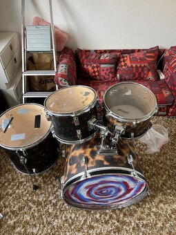 Dřevěná bicí souprava po začátečníky/děti - 2