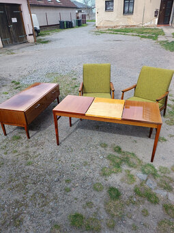 Retro set - křesla , komoda, stolek - 2