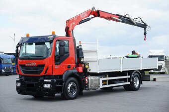 IVECO Stralis 330 - valník s hydraulickou rukou FASSI - 2