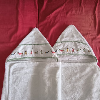 2ks Dromslott Ikea dětská osuška s kapucí 60x125 cm - 2