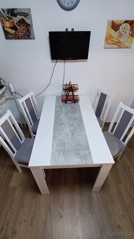Jídelní židle+kuchyňský stůl - 2