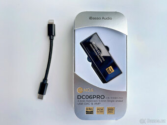 Prodám nepoužívaný sluchátkový zesilovač a DAC iBasso DC06 P - 2