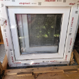 2x okno ALUPLAST 60x60cm dvojsklo - 2