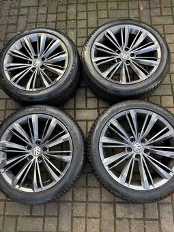 ORIGINÁL Alu Volkswagen Liverpool R18, 5x112 - TOP, ZIMNÍ - 2