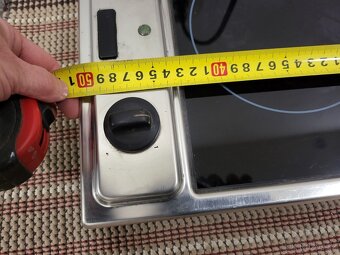 sklokeramický vařič, vestavba - 2