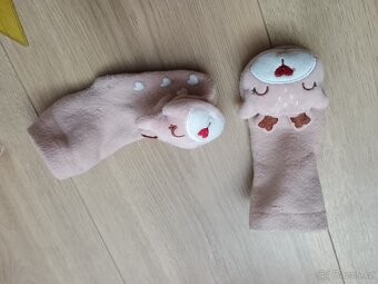 Dětské protiskluzové ponožky se sobem - 2