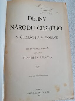 Dějiny národu českého - Palacký - 2