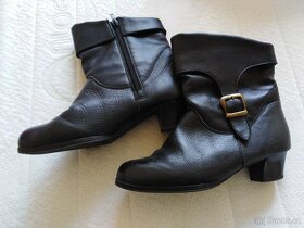 dámské kožené kozačky - 2