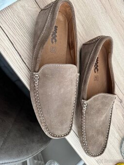 Pánské kožené mokasíny, nové - 2