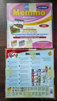 Dětské puzzle Lisciani Bing /memino Granna protiklady - 2