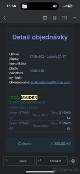 IRON MAIDEN 2 LÍSTKY STÁNÍ - 2