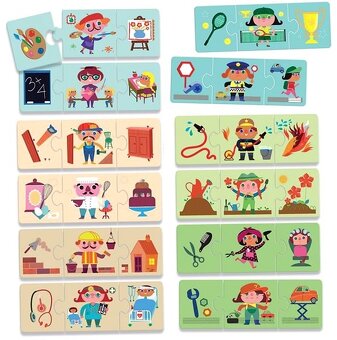 Puzzle Souvislosti Trio game Logic - 2