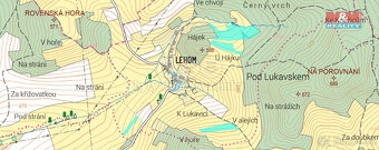 Prodej zemědělských pozemků, 55426 m², Strážov - 2